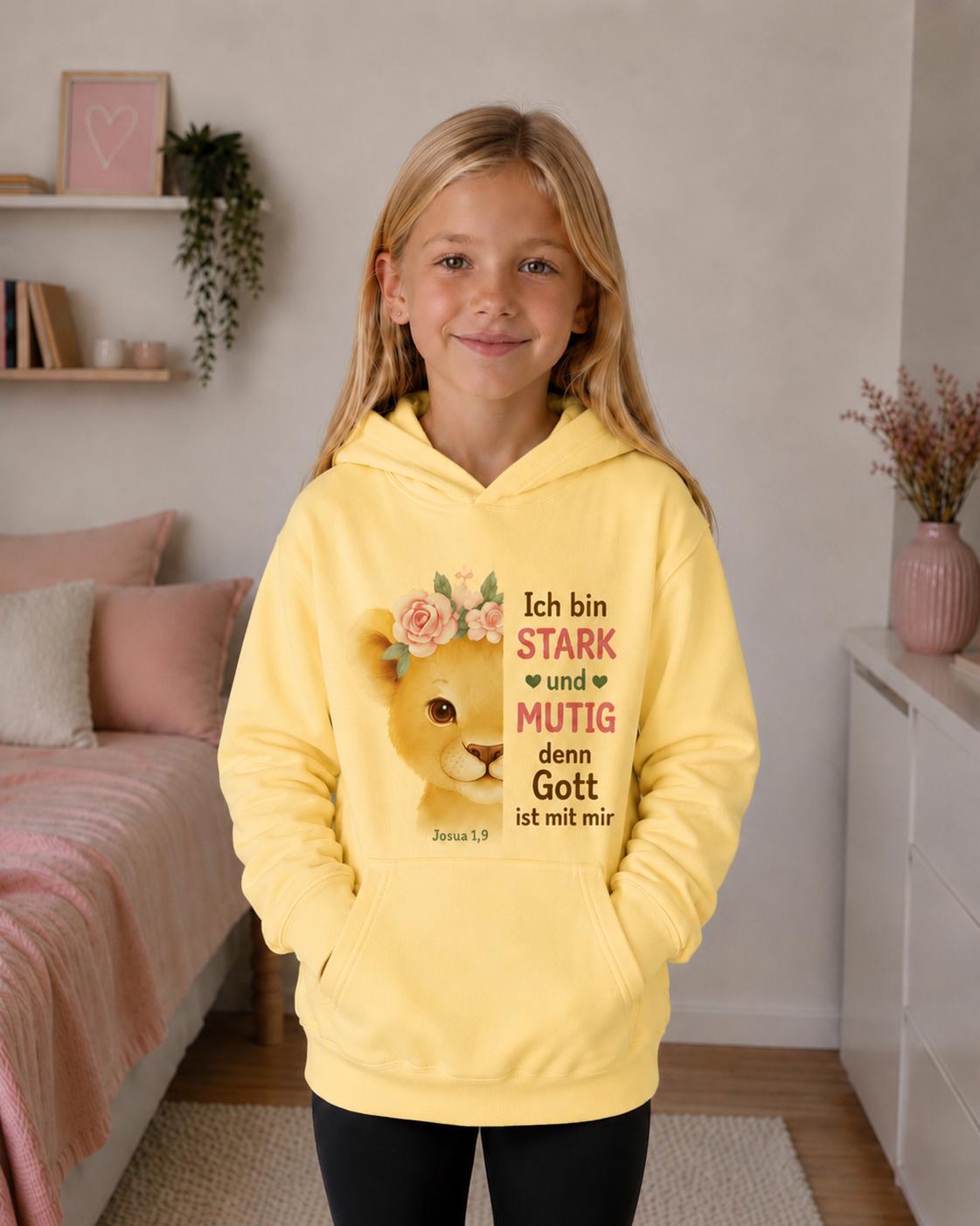 Hoodie - Ich bin STARK und MUTIG denn Gott ist mit mir