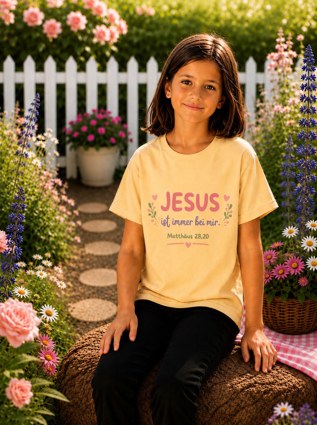 T-Shirt - Jesus ist immer bei mir