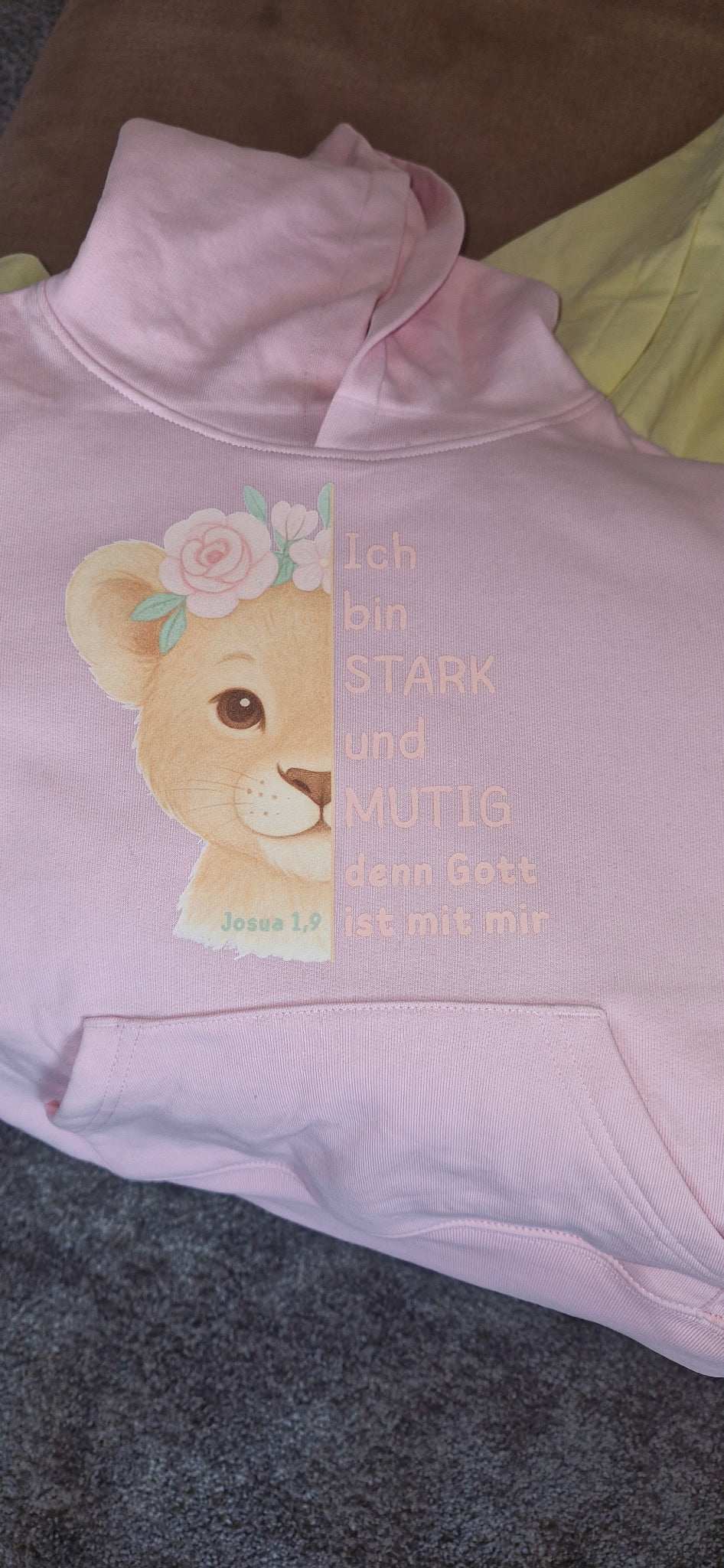 Hoodie - Ich bin STARK und MUTIG denn Gott ist mit mir