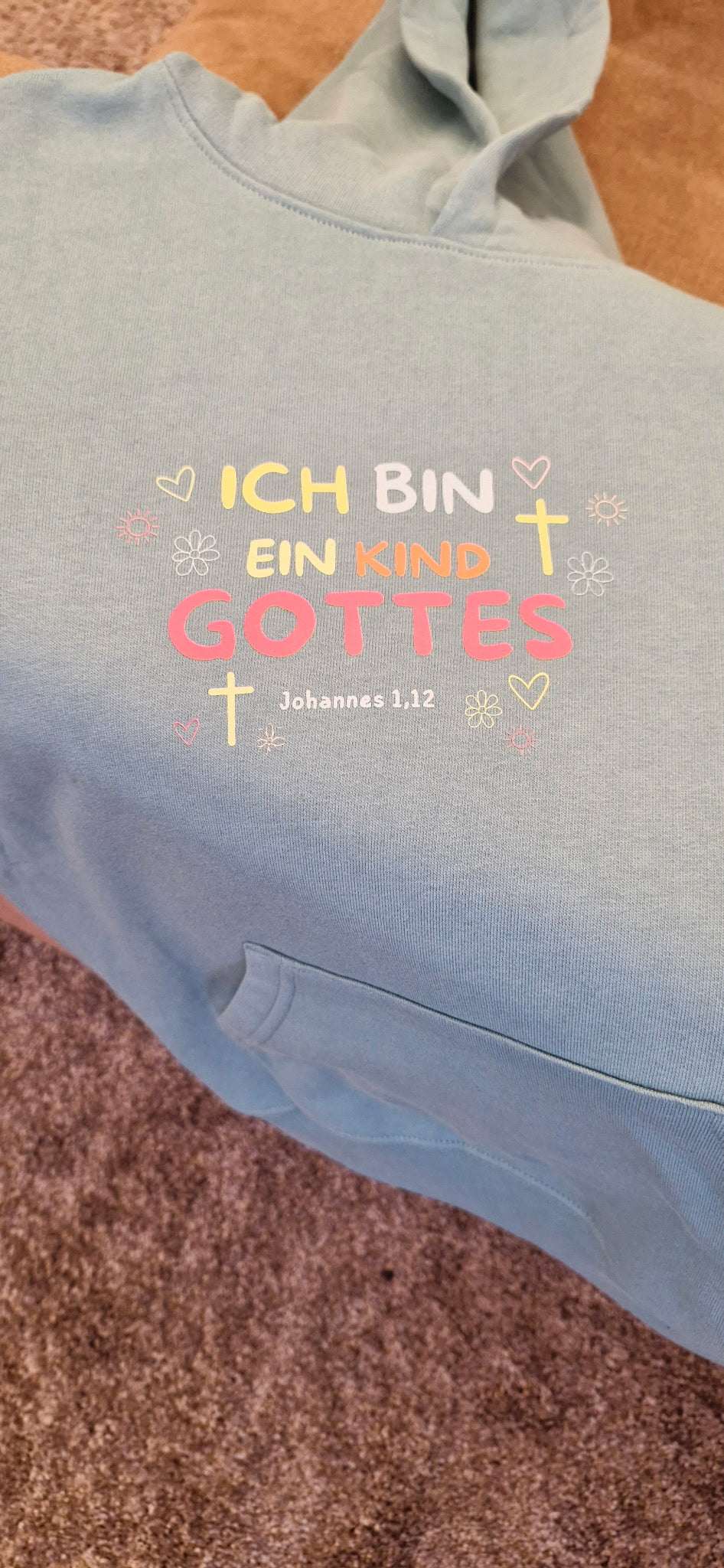 Hoodie - Ich bin ein Kind Gottes | Nachhaltig produziert & hochwertig verarbeitet