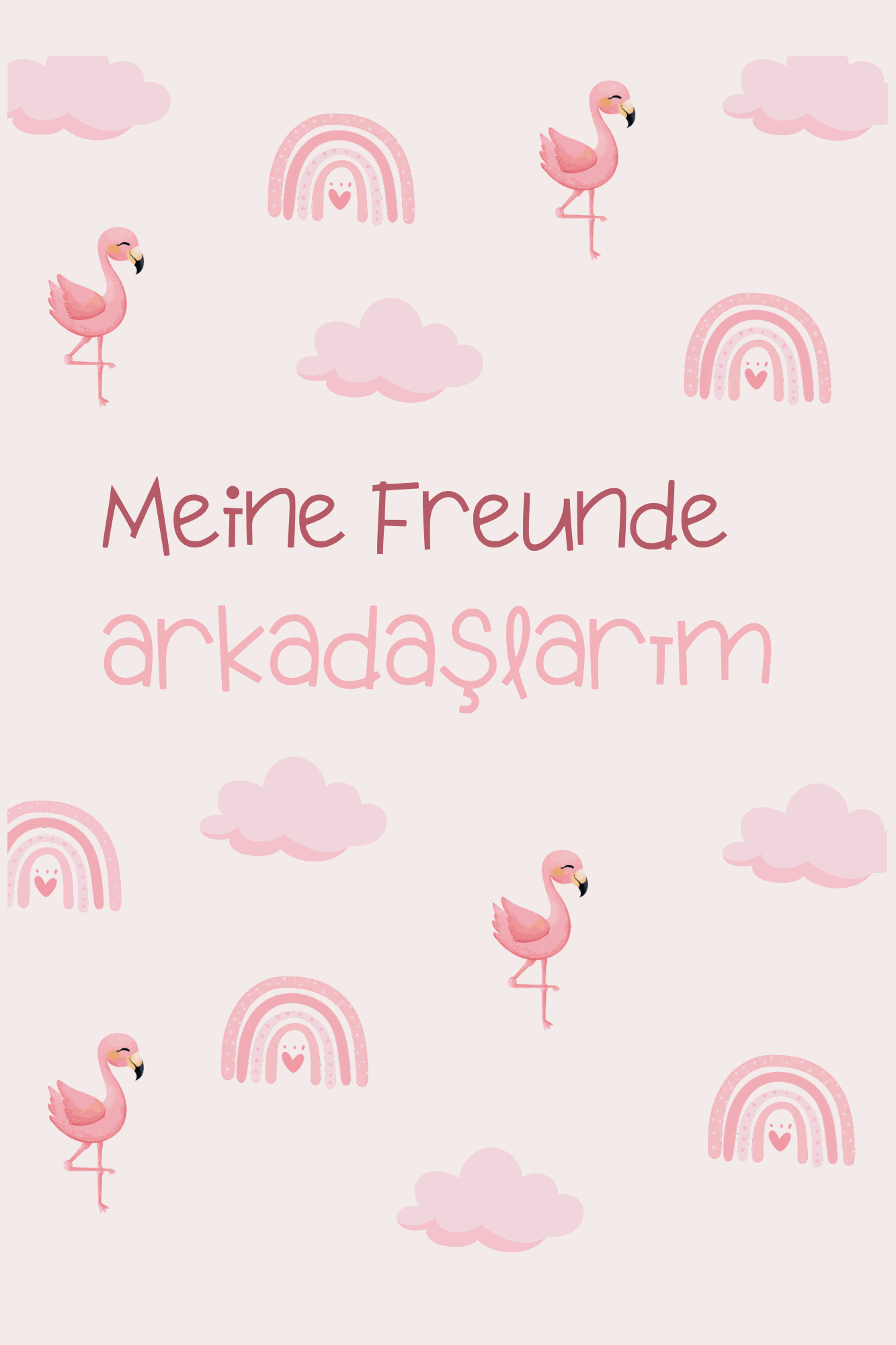 Freundebuch - Deutsch-Türkisch zweisprachiges Erinnerungsbuch für Kinder mit Platz für Namen, Hobbys und Fotos