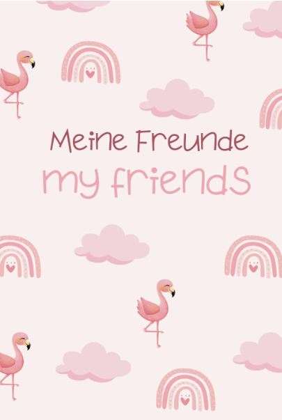 Freundebuch - Deutsch-Englisch Hoodie mit motivierendem Design für Selbstvertrauen und Mut bei Kindern