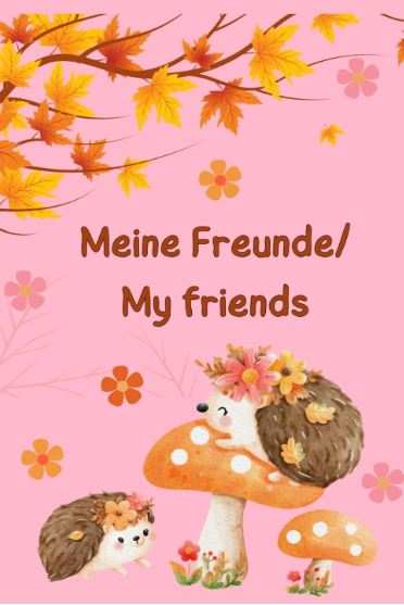 Freundebuch - Deutsch-Englisch Motivations Hoodie Stark & Mutig | Stat