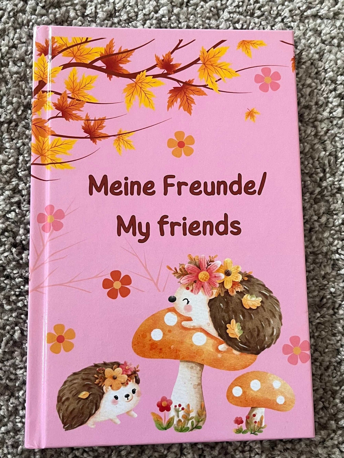 Freundebuch - Deutsch-Englisch Motivations Hoodie Stark & Mutig | Stat