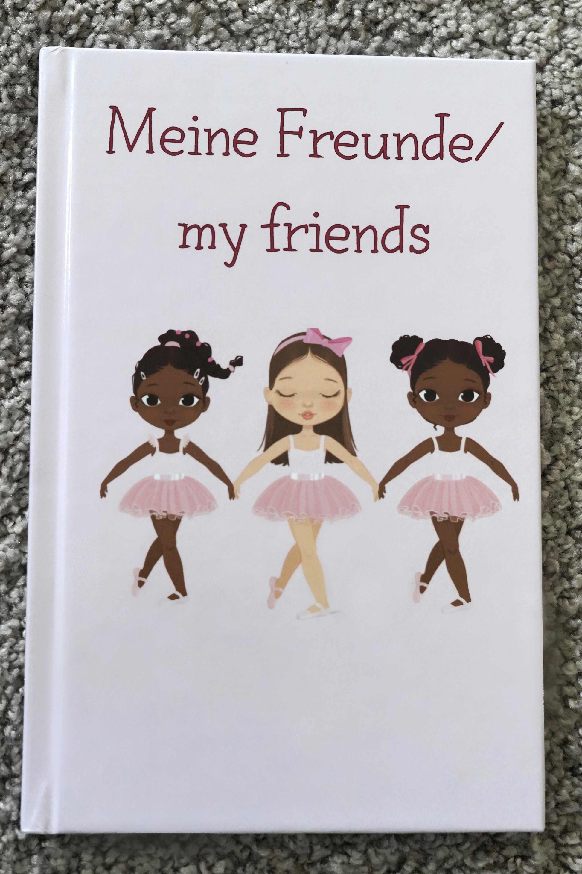 Freundebuch - Deutsch-Englisch Motivations Hoodie Stark & Mutig | Stat