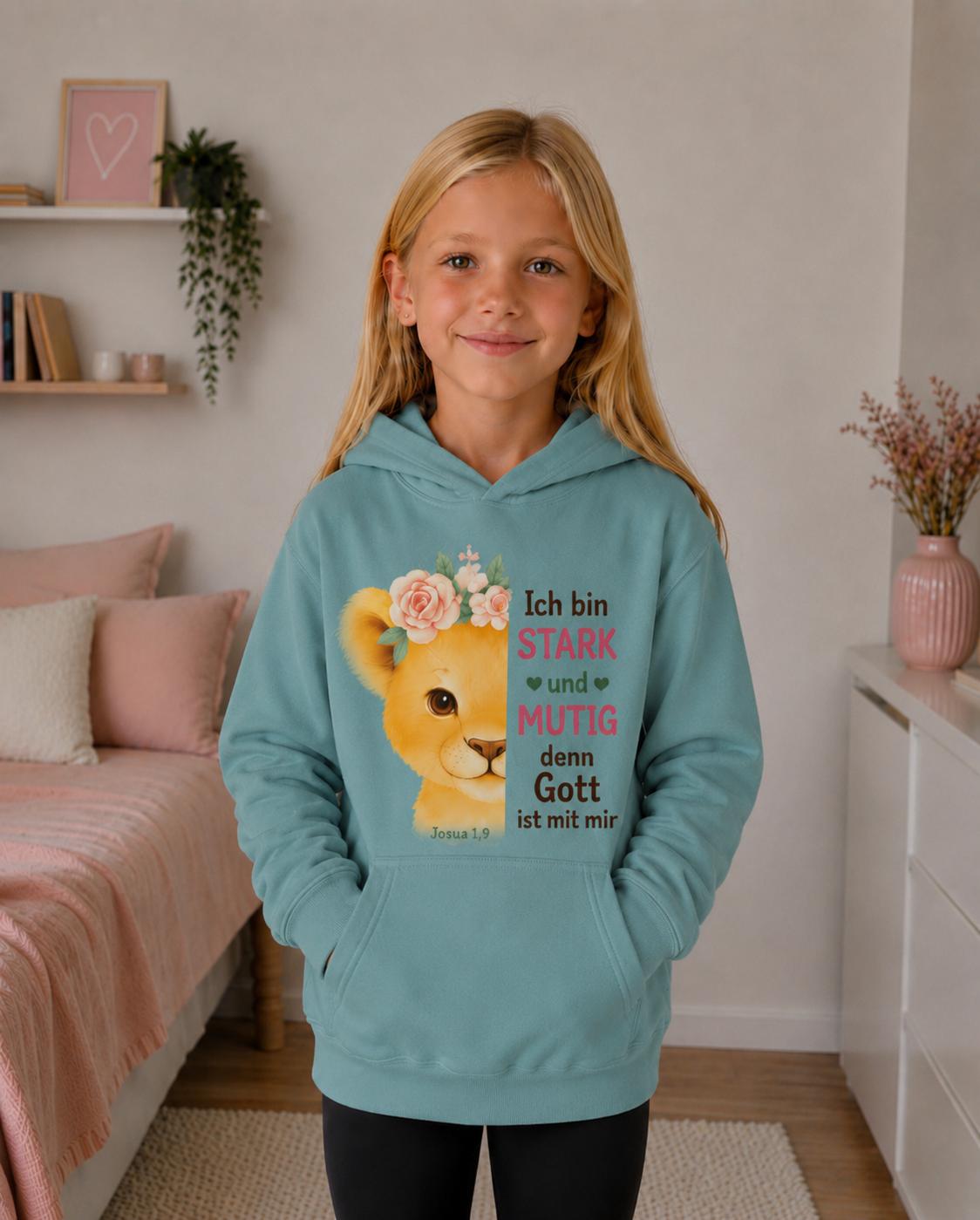 Hoodie - Ich bin STARK und MUTIG denn Gott ist mit mir