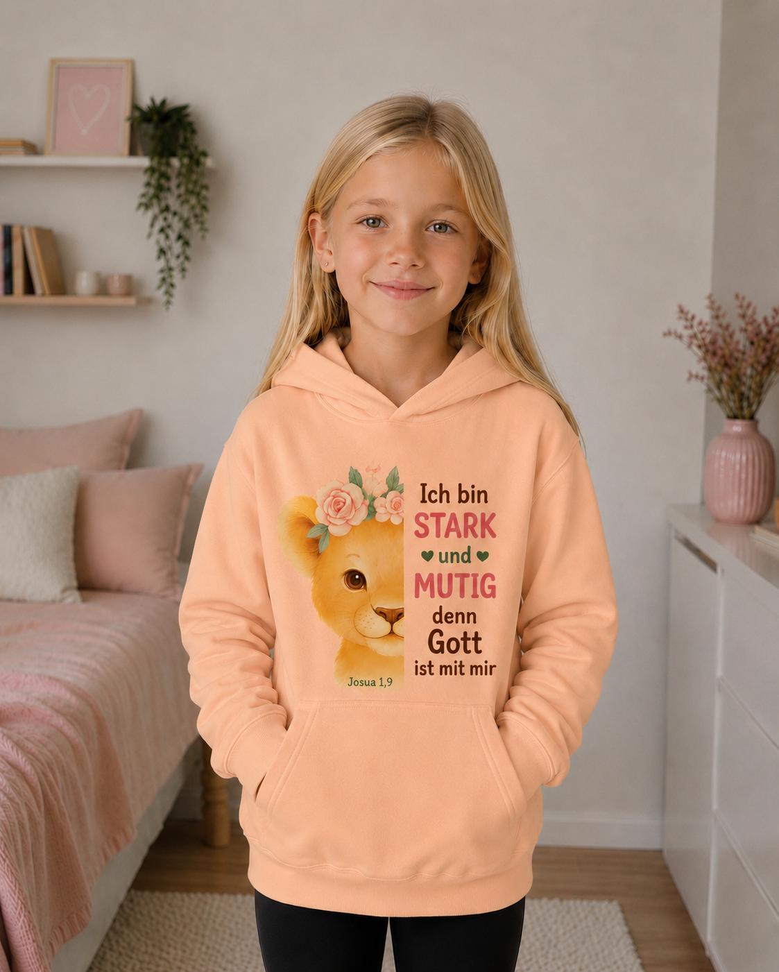 Hoodie - Ich bin STARK und MUTIG denn Gott ist mit mir