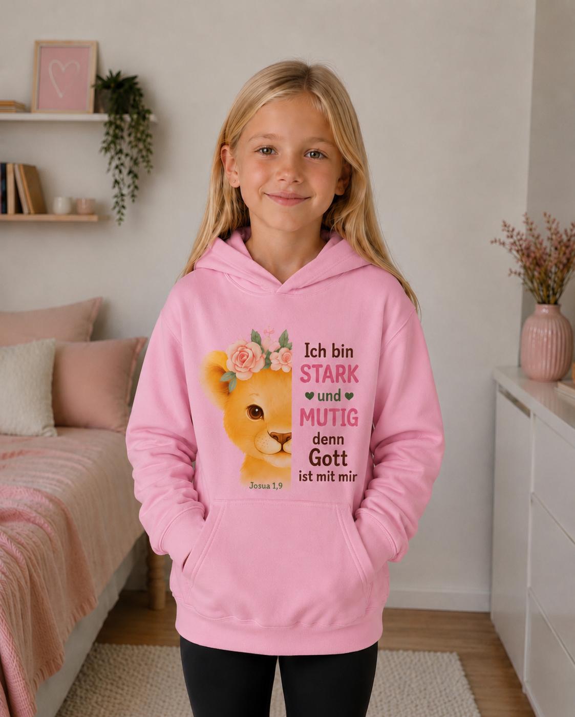 Hoodie - Ich bin STARK und MUTIG denn Gott ist mit mir
