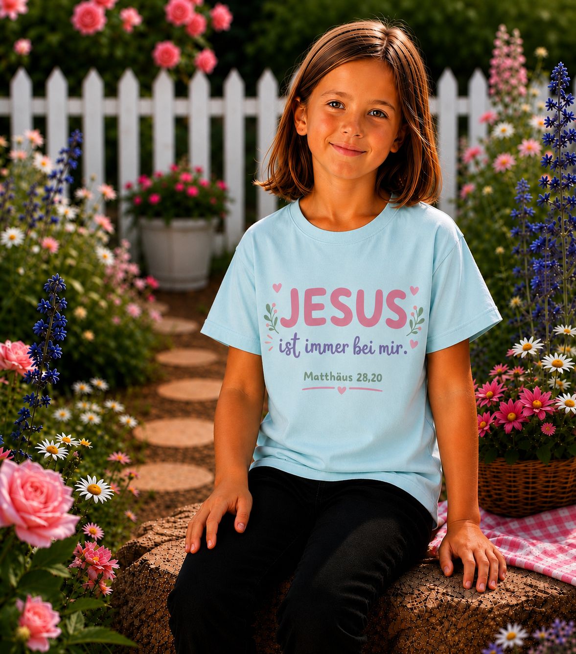 T-Shirt - Jesus ist immer bei mir