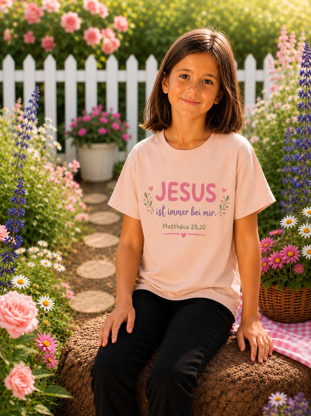 T-Shirt - Jesus ist immer bei mir