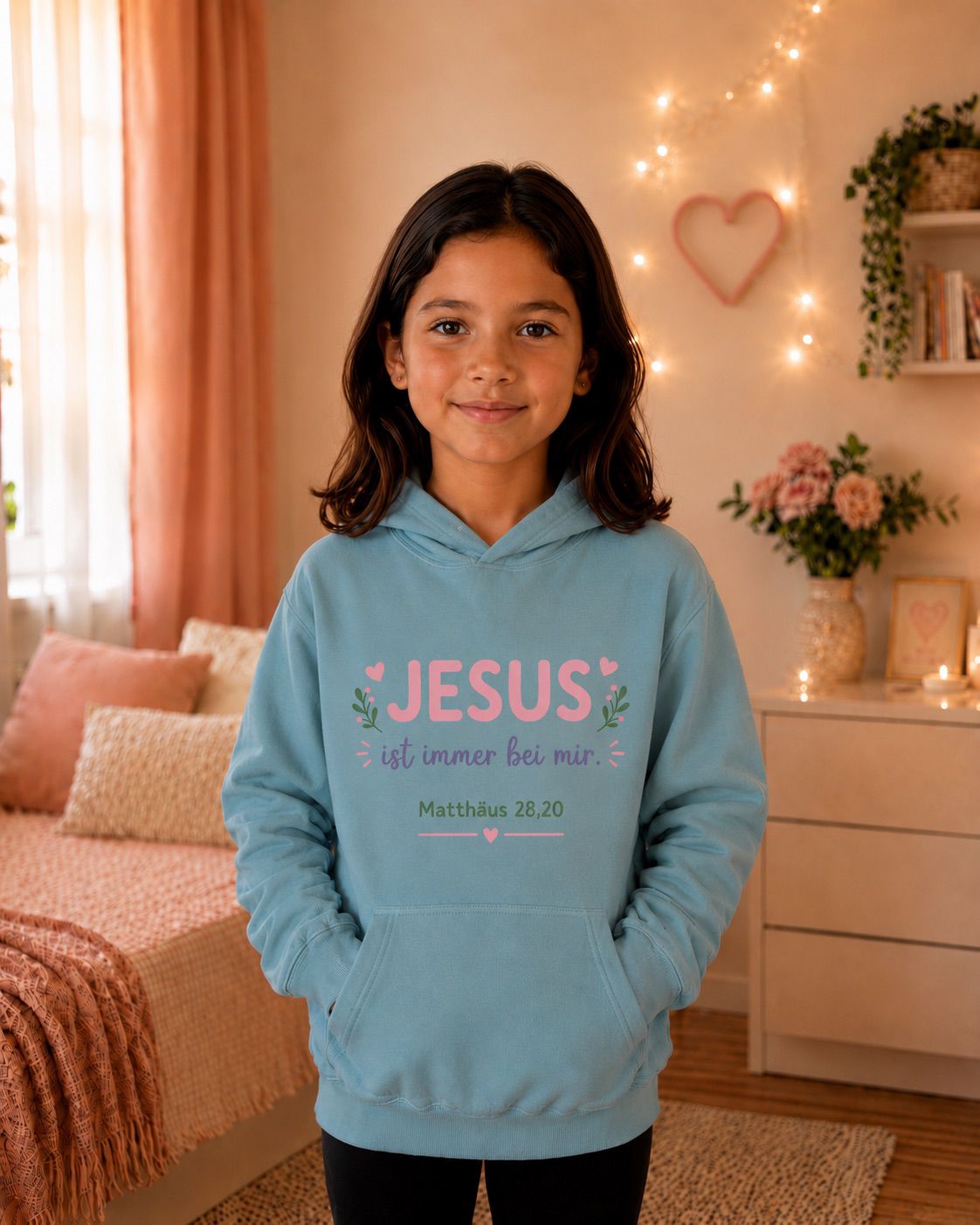 Hoodie - Jesus ist immer bei mir