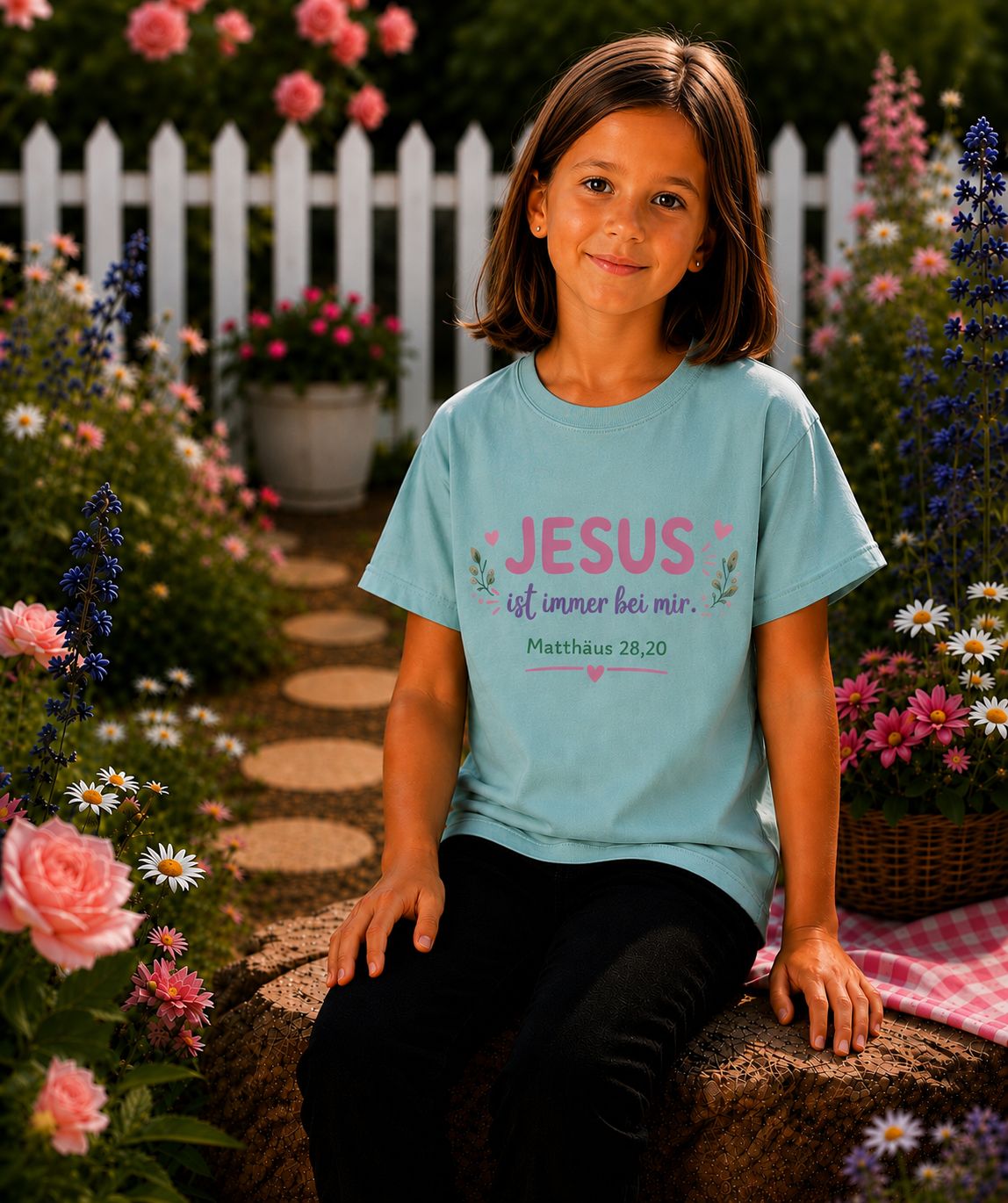 T-Shirt - Jesus ist immer bei mir