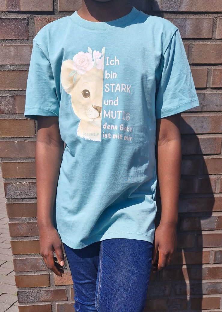 T-Shirt - Ich bin stark und mutig (in Farbe)Ich bin stark und mutig Shirt – Nachhaltig produziert & motivierend