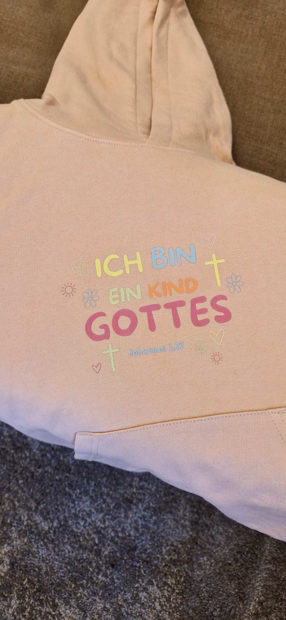 Hoodie - Ich bin ein Kind Gottes Johannes 1, 12